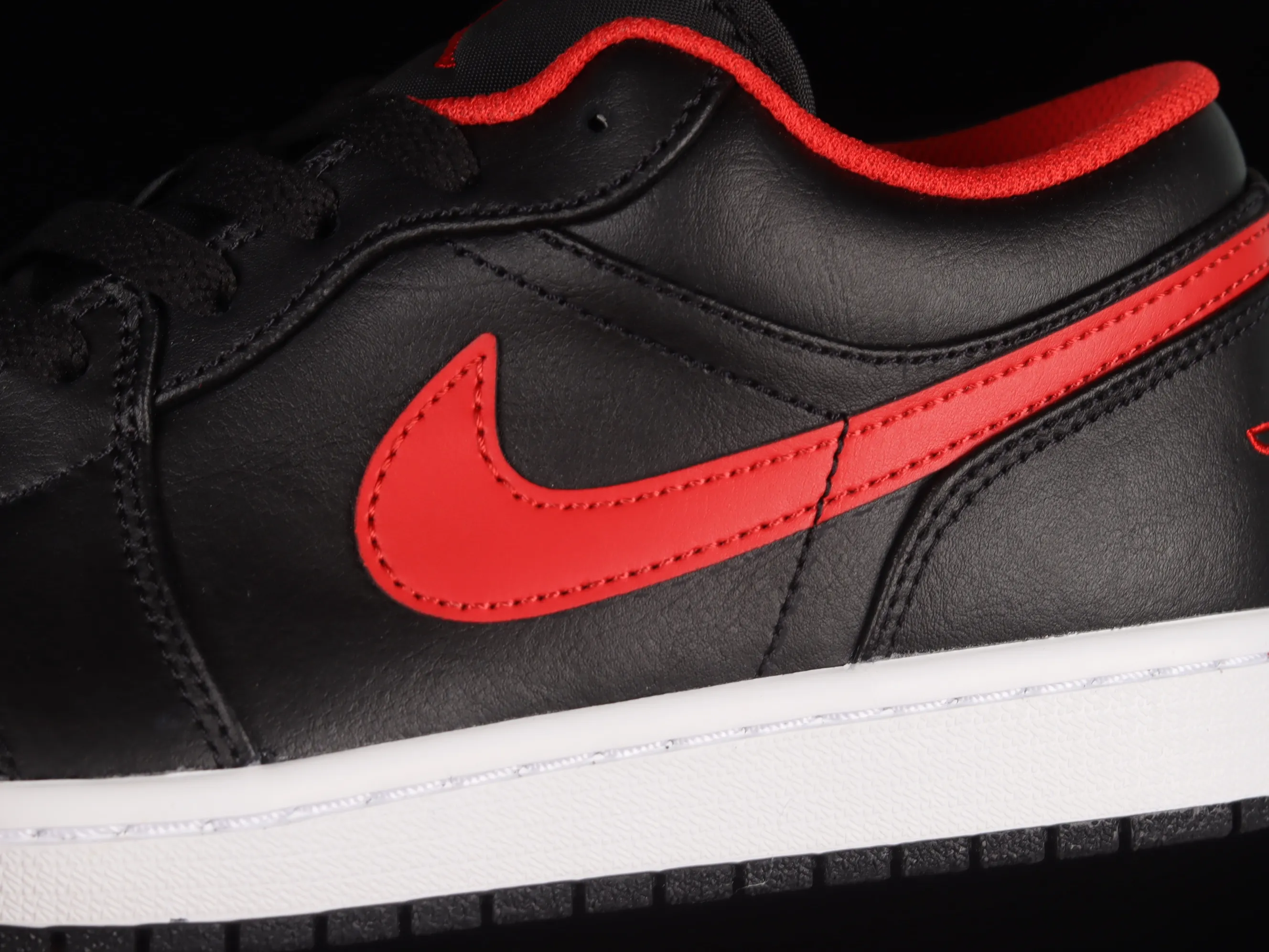All categories Air Jordan Jordan series basketball shoes Air Jordan 1 Low G version pure original Air Jordan 1 Low "White Toe" AJ1 Joe 1 small black red toe low-top basketball shoes 553558-063